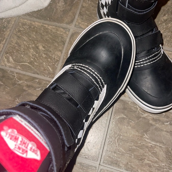Vans Black and White Checkered Boots - Picture 6 of 8